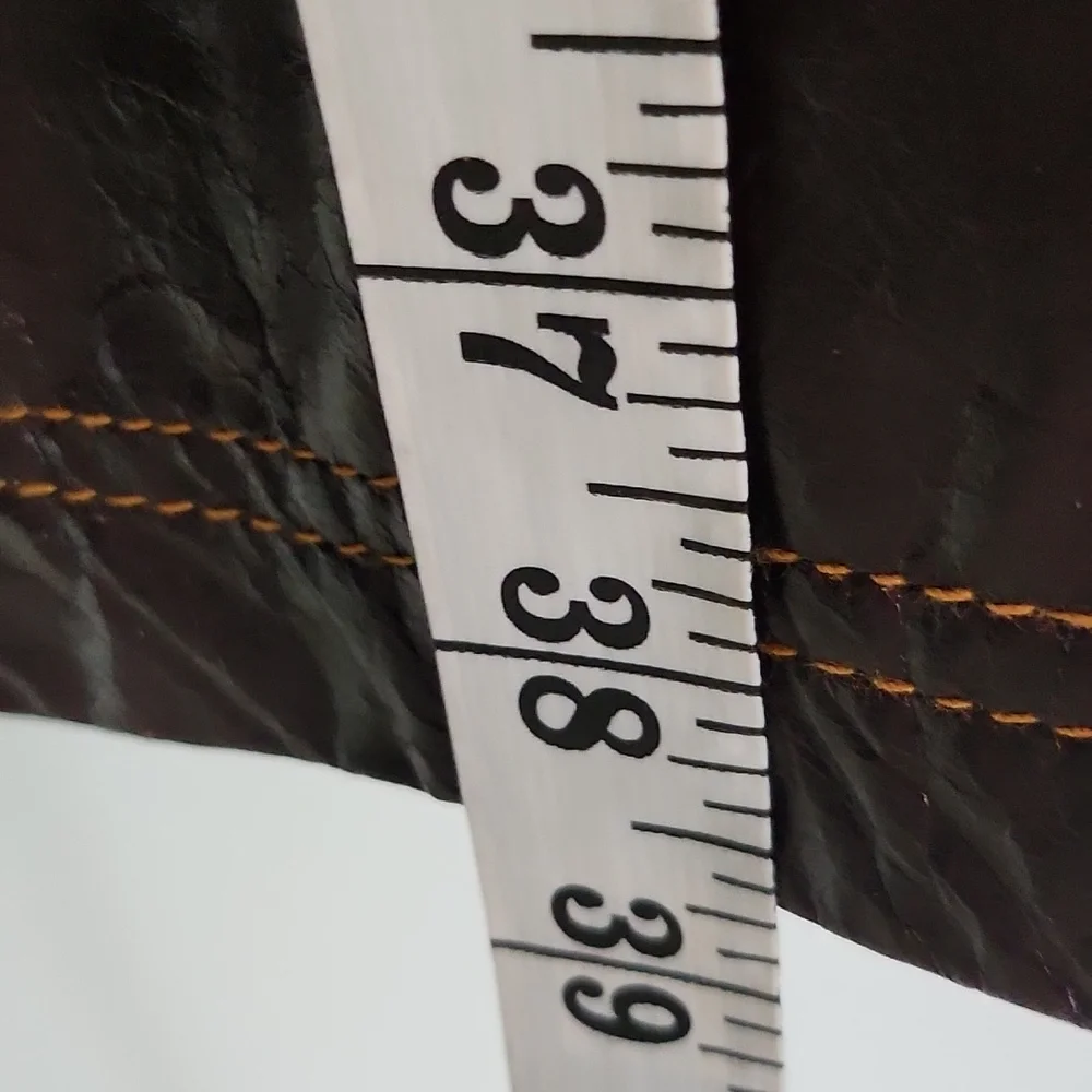 Genuine Leather Lined Coat - Picture 7 of 17